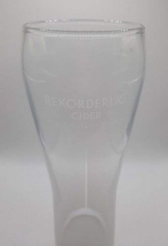Rekorderlig cider pint glass - cider,